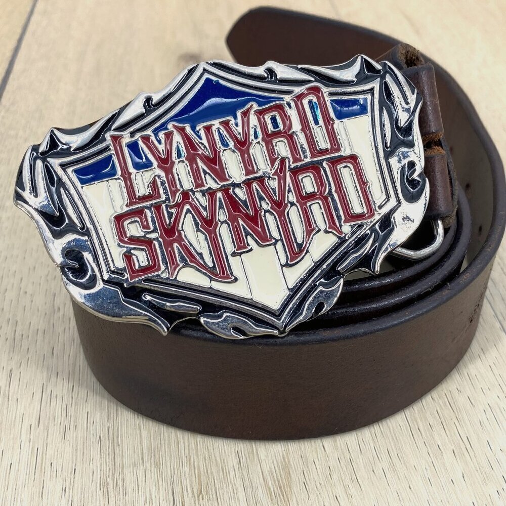 Lynyrd Skynyrd Collectable 2007 Fly On Buckle & Belt​​​​​​
